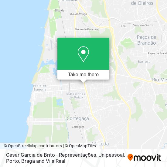 César Garcia de Brito - Representações, Unipessoal map