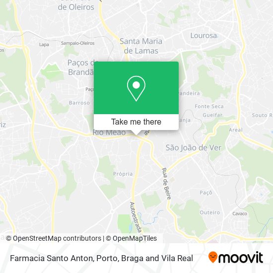Farmacia Santo Anton mapa