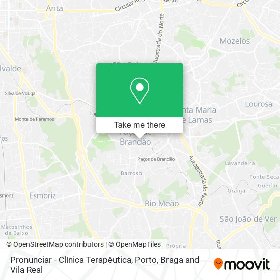 Pronunciar - Clínica Terapêutica map