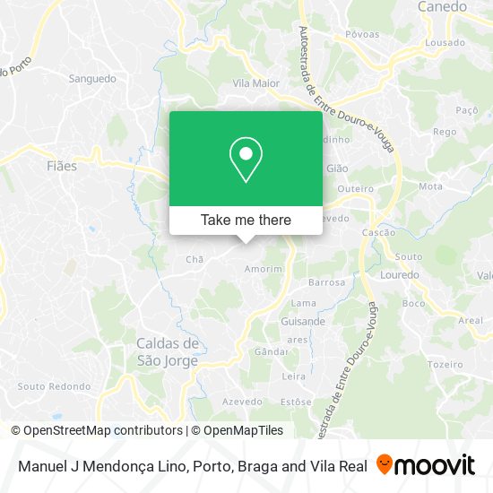 Manuel J Mendonça Lino map