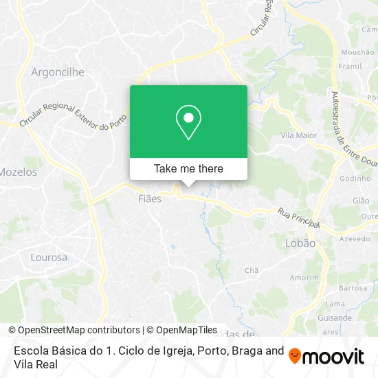 Escola Básica do 1. Ciclo de Igreja map