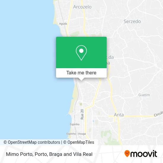 Mimo Porto map