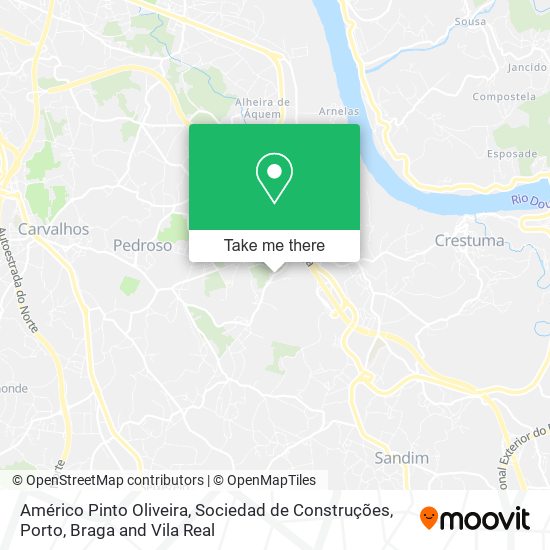 Américo Pinto Oliveira, Sociedad de Construções map