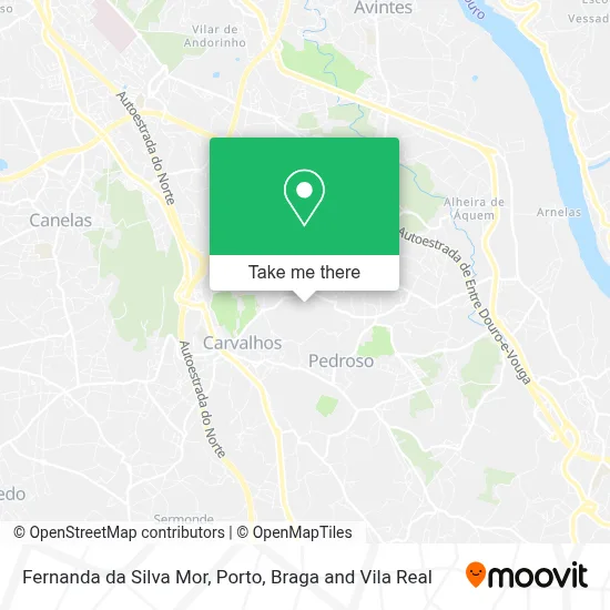 Fernanda da Silva Mor map