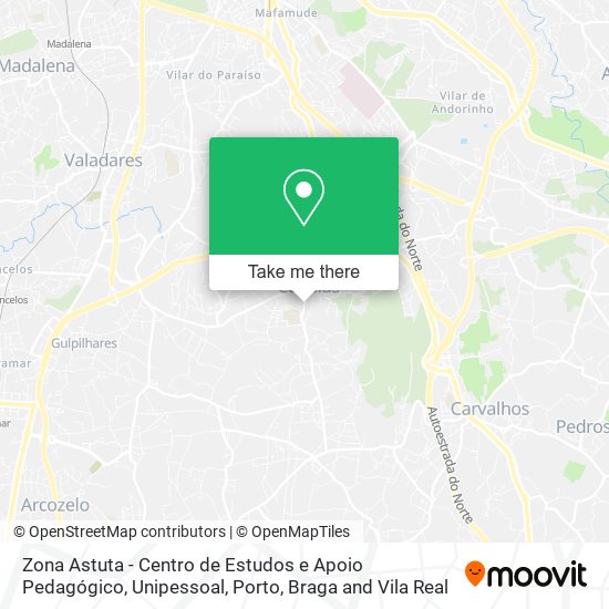 Zona Astuta - Centro de Estudos e Apoio Pedagógico, Unipessoal map