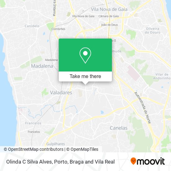 Olinda C Silva Alves map