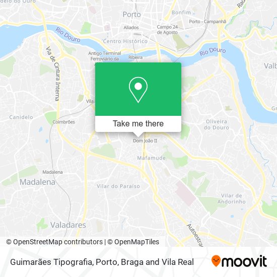 Guimarães Tipografia map