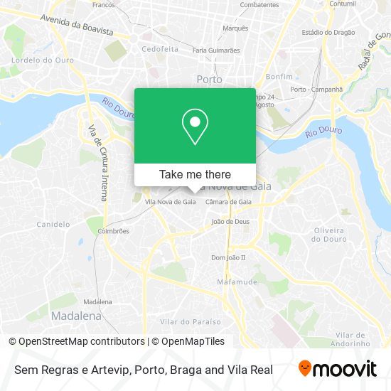 Sem Regras e Artevip map