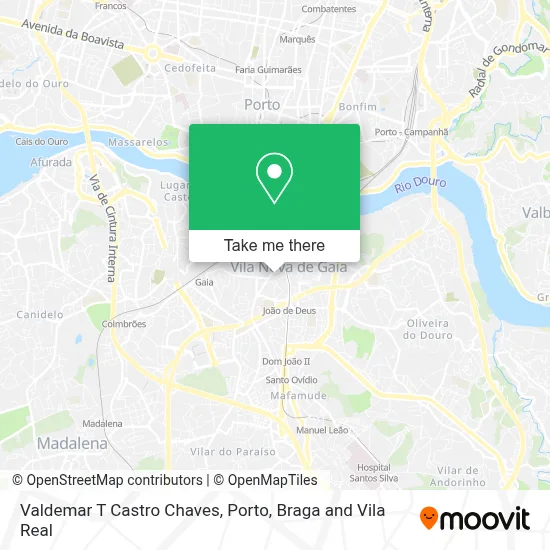 Valdemar T Castro Chaves map
