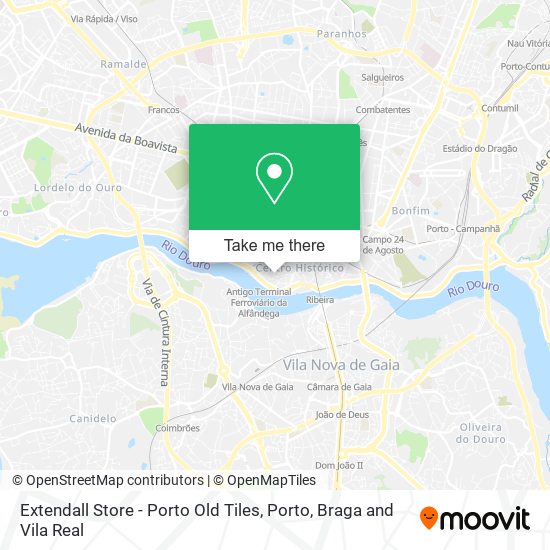 Extendall Store - Porto Old Tiles mapa