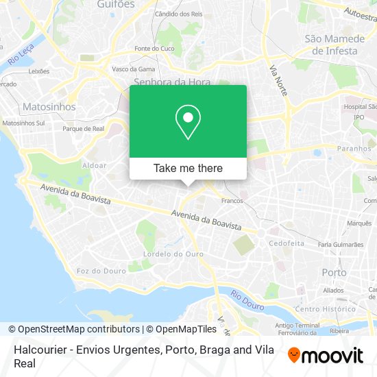 Halcourier - Envios Urgentes map