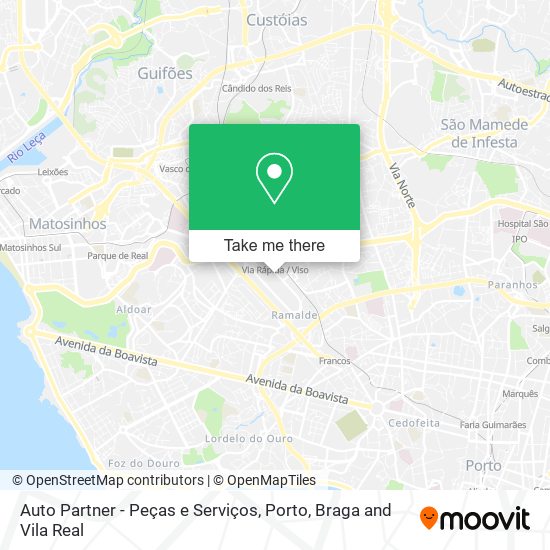 Auto Partner - Peças e Serviços map