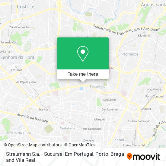 Straumann S.a. - Sucursal Em Portugal map