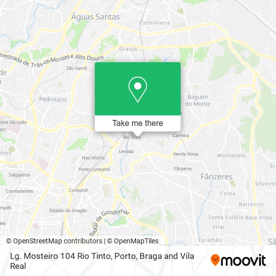 Lg. Mosteiro 104 Rio Tinto map