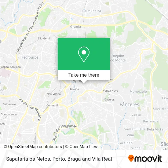 Sapataria os Netos map