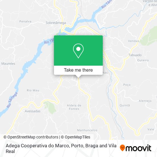 Adega Cooperativa do Marco map