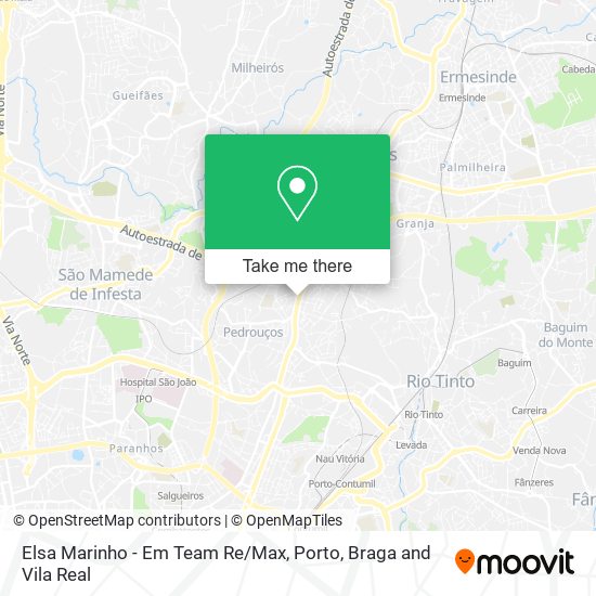 Elsa Marinho - Em Team Re/Max map