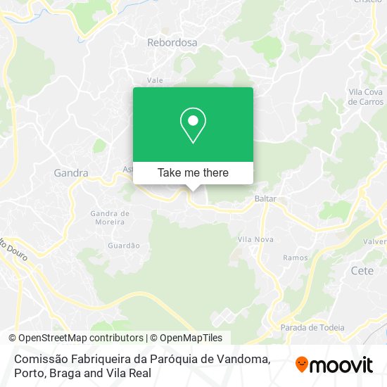 Comissão Fabriqueira da Paróquia de Vandoma map