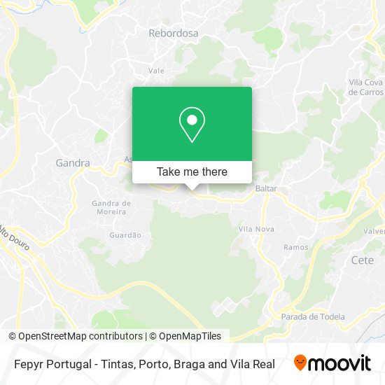 Fepyr Portugal - Tintas map