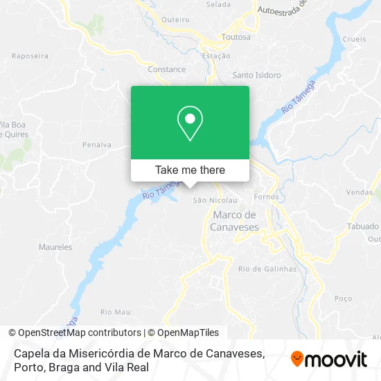 Capela da Misericórdia de Marco de Canaveses map