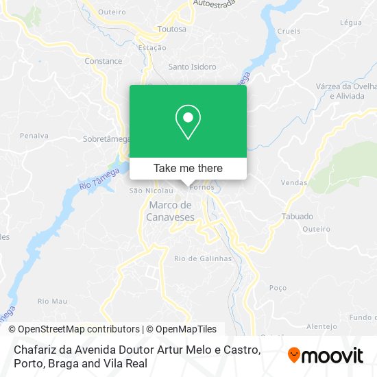Chafariz da Avenida Doutor Artur Melo e Castro map