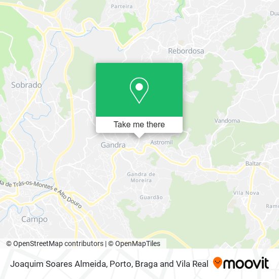 Joaquim Soares Almeida mapa