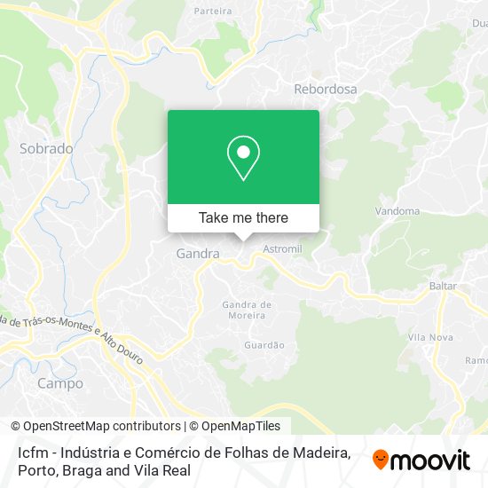 Icfm - Indústria e Comércio de Folhas de Madeira map