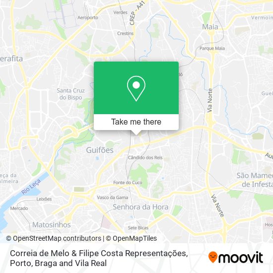 Correia de Melo & Filipe Costa Representações map