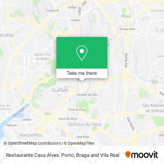 Restaurante Casa Alves map