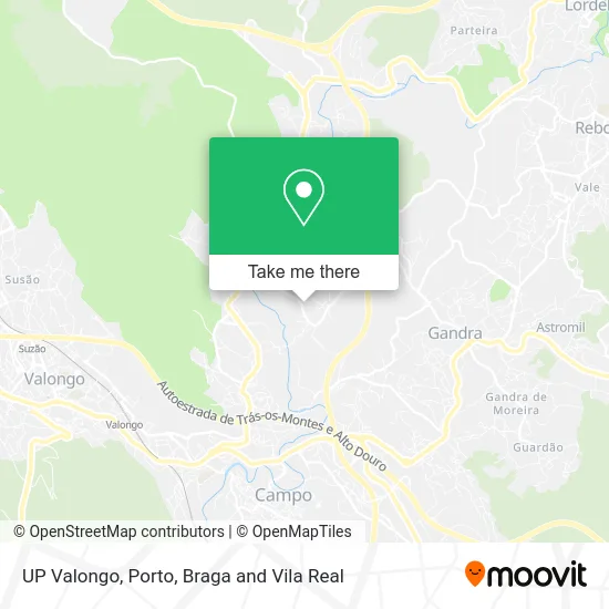 UP Valongo map