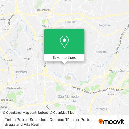 Tintas Potro - Sociedade Químico Técnica map