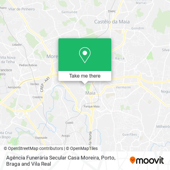 Agência Funerária Secular Casa Moreira map