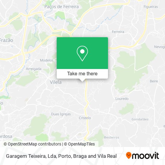 Garagem Teixeira, Lda mapa