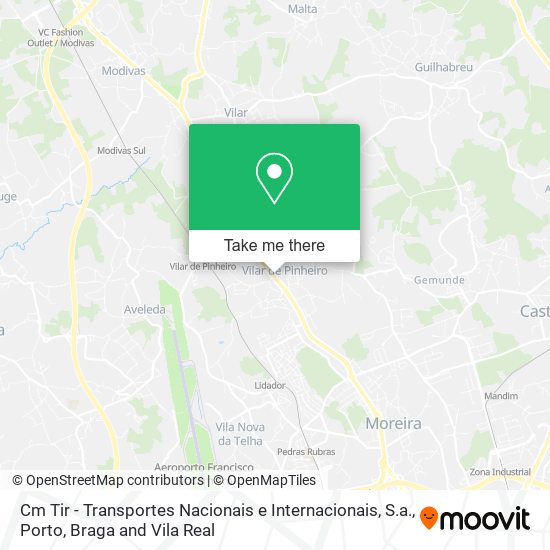 Cm Tir - Transportes Nacionais e Internacionais, S.a. map