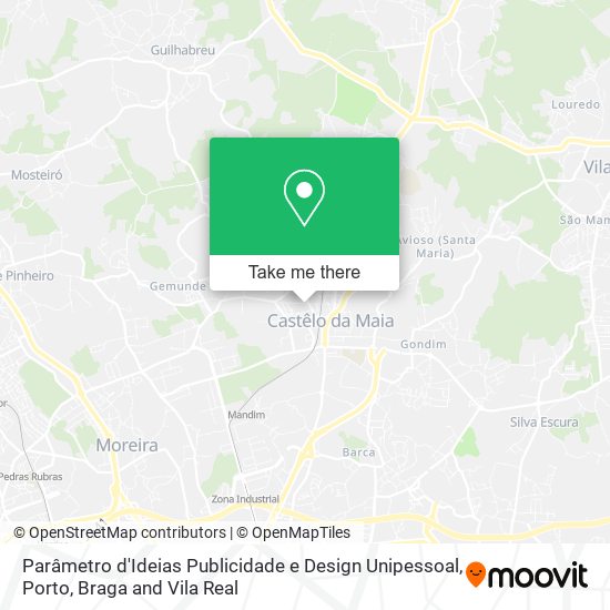 Parâmetro d'Ideias Publicidade e Design Unipessoal mapa