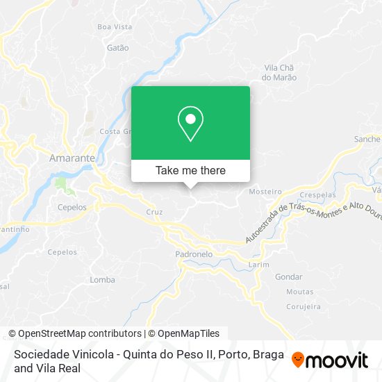 Sociedade Vinicola - Quinta do Peso II map