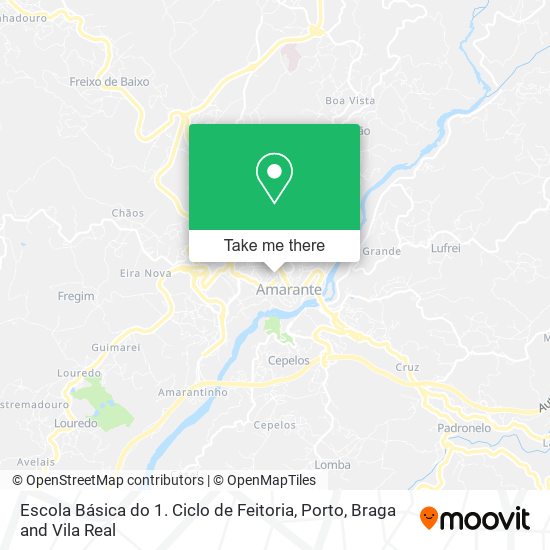 Escola Básica do 1. Ciclo de Feitoria map