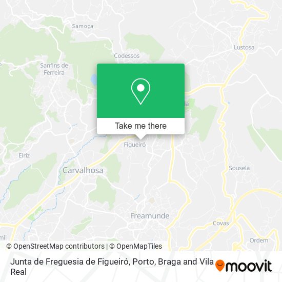 Junta de Freguesia de Figueiró mapa