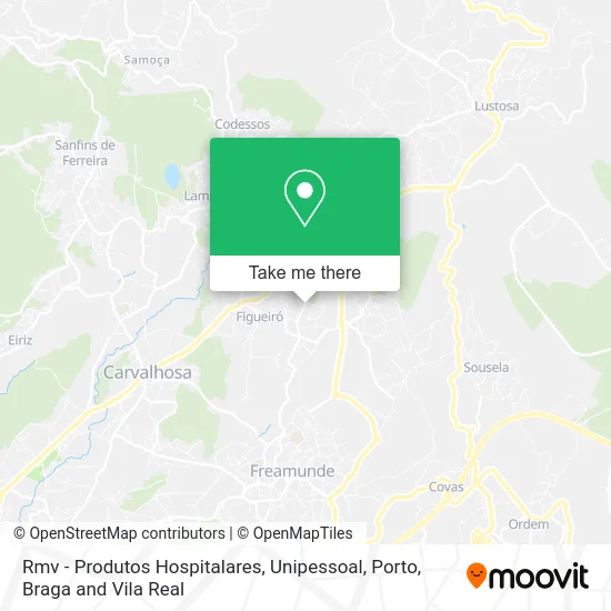 Rmv - Produtos Hospitalares, Unipessoal map