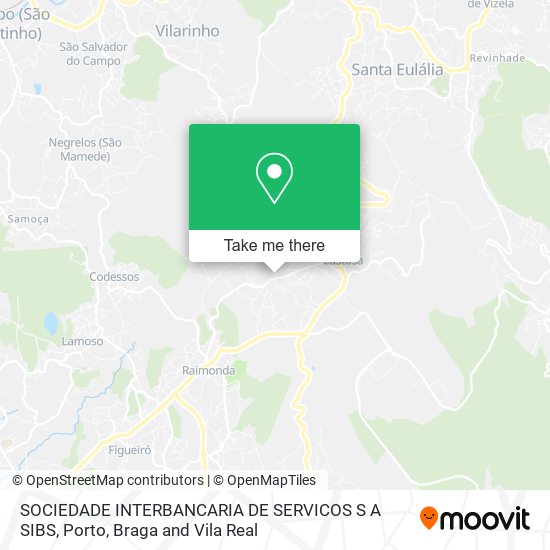 SOCIEDADE INTERBANCARIA DE SERVICOS S A SIBS mapa
