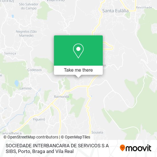 SOCIEDADE INTERBANCARIA DE SERVICOS S A SIBS mapa