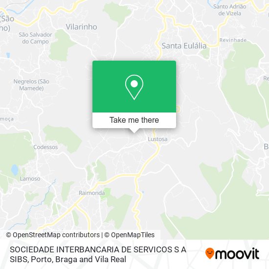 SOCIEDADE INTERBANCARIA DE SERVICOS S A SIBS map