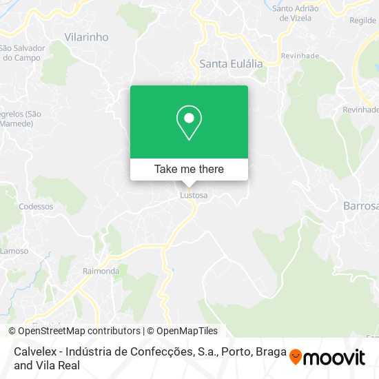Calvelex - Indústria de Confecções, S.a. map