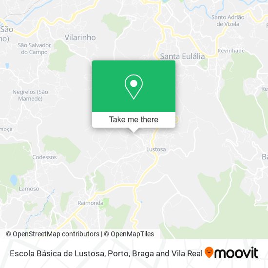 Escola Básica de Lustosa map