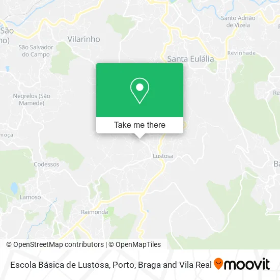 Escola Básica de Lustosa map