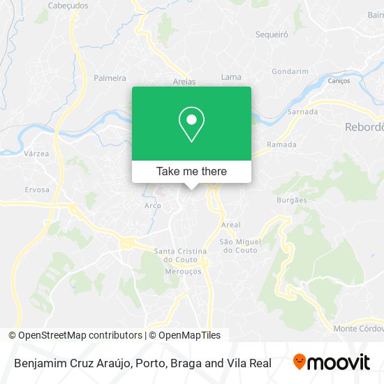 Benjamim Cruz Araújo map