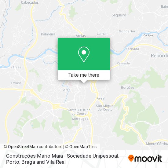 Construções Mário Maia - Sociedade Unipessoal map