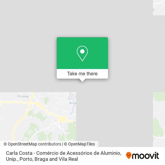 Carla Costa - Comércio de Acessórios de Aluminio, Unip. map