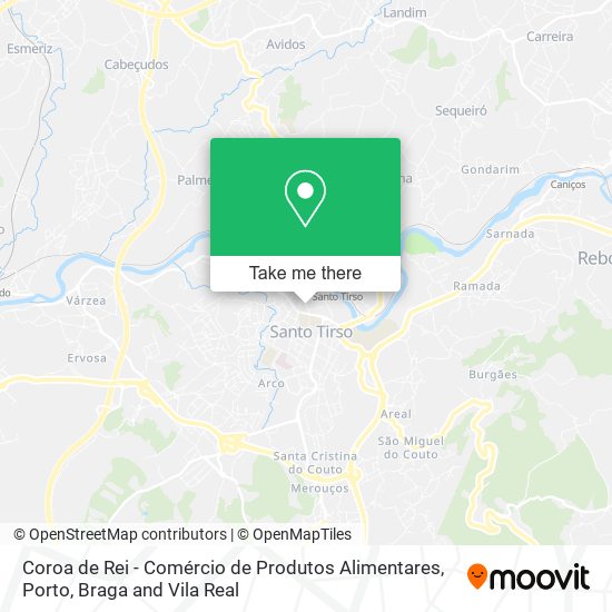 Coroa de Rei - Comércio de Produtos Alimentares map