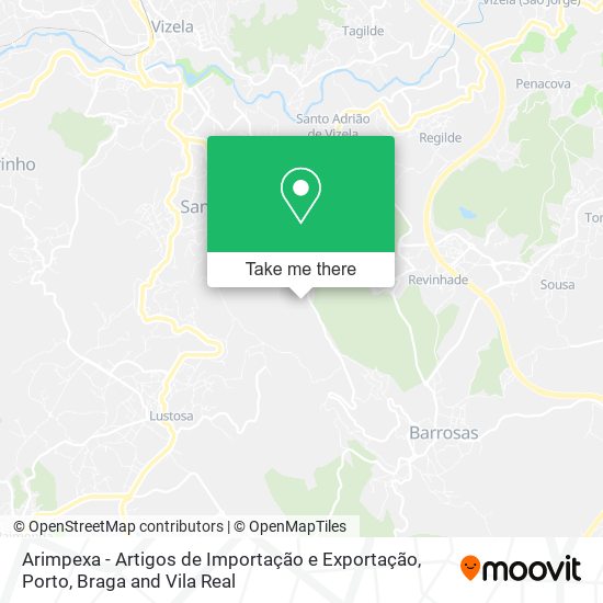 Arimpexa - Artigos de Importação e Exportação map